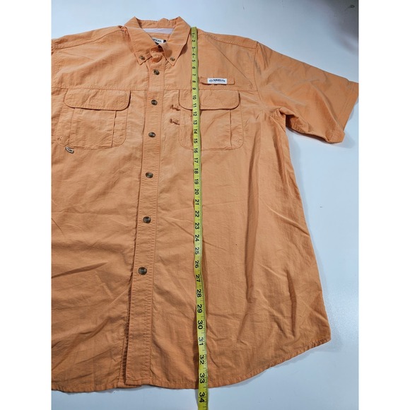 Magellan fish gear mag wick performance Vented Button up XL ^* - Picture 6 of 7